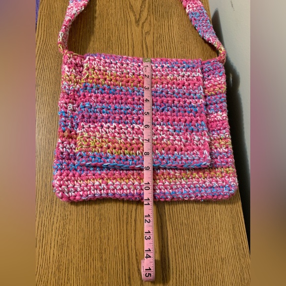 Crossbody Bag Handmade Crocheted - Picture 11 of 14